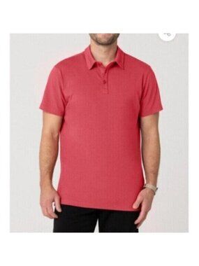 NWT Swet Tailor Men's Red All In Polo Shirt Size Large